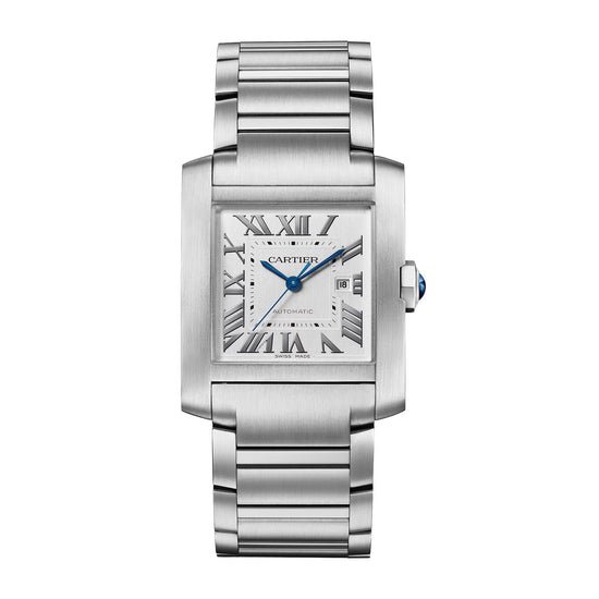 Cartier Replica Watch Tank Francaise de Cartier Replica Watch, Medium Stainless Steel, 32mm x 27mm, WSTA0074