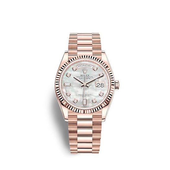 Rolex Replica Watch Day-Date 36 Everose gold 128235-0029